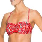 Athleta Martina Bandeau Bikini - Saffron Red