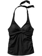 Athleta Womens Tara Halter Tankini Size 34d/dd - Black