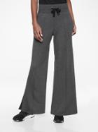 Athleta Womens Sierra Wide Leg Pant Charcoal Grey Heather Size M