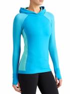 Athleta Womens Neothermal Hoodie Size L - Flash Blue