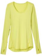 Athleta Womens Chi Top Size Xs - Light Aloha Yellow
