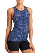 Athleta Womens Printed Twilly Tank Blue Size Xl