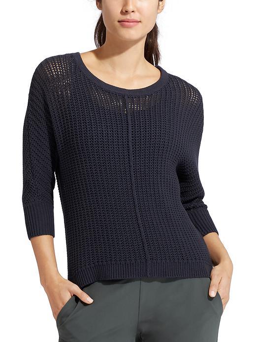 Athleta Womens Amity Pullover Size L - Navy
