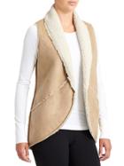 Shearling Wrap Vest