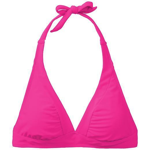 Athleta Shirrendipity Halter Bikini Top - Brilliant Magenta