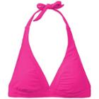 Athleta Shirrendipity Halter Bikini Top - Brilliant Magenta