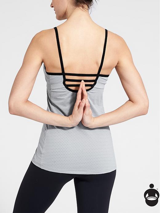 Athleta Womens Flow Tank Size L - Slate Grey