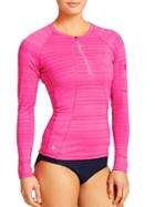Athleta Womens Pacifica Upf Top 2 Size L Tall - Paradise Pink