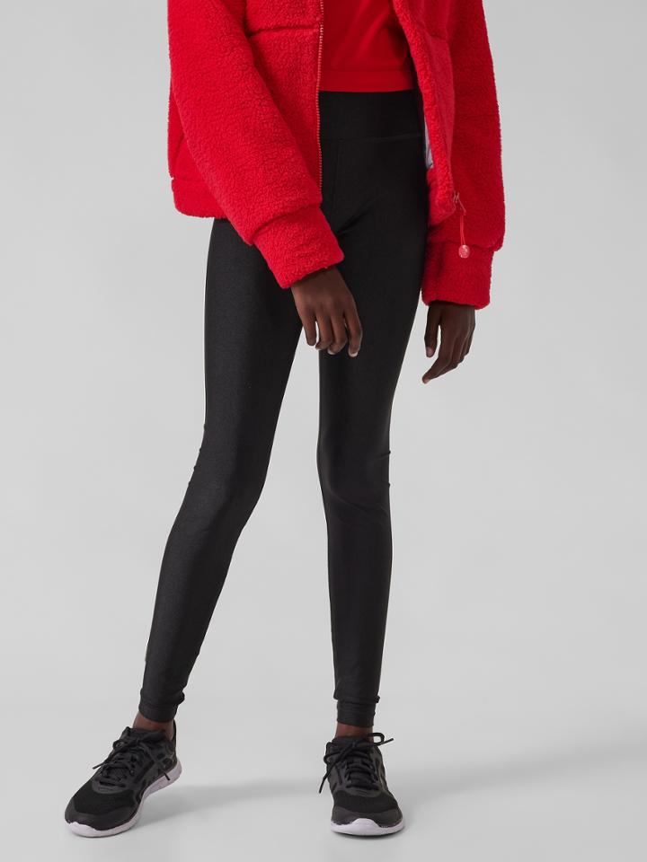 Athleta Girl High Rise Chit Chat Shine Tight
