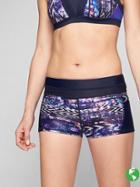 Athleta Colorblock Tri-ssential Swim Short Size L - Black