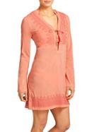 Athleta Womens Kimssa Tunic Size L - Light Ember Orange