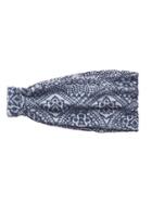 Athleta Womens Ethnic Lace Seamless Headband Size One Size - Iron Blue