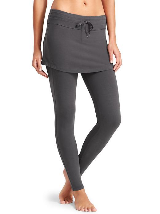 Athleta Womens Organic Cotton Exhale Tight Size L Tall - Flint Grey