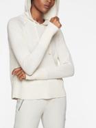 Athleta Womens Verona Hoodie Sweater Moonlight Grey Heather Size Xxs