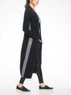 Athleta Womens Transit Sweater Wrap Black/ Grey Size Xxs