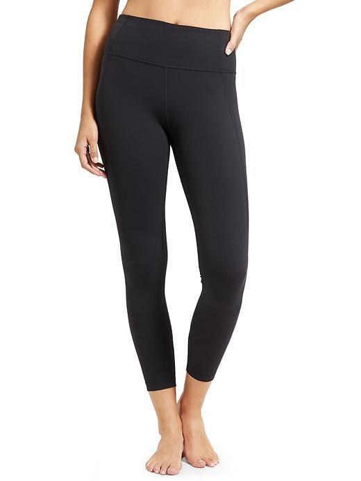 Athleta Womens Salutation 7/8 Ankle Tight Size L Tall - Black