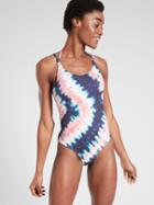 Tie Dye Keyhole One Piece