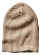 Athleta Womens Reversible Ribbed Beanie Oyster Size One Size