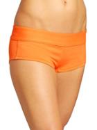 Athleta Womens Shirred Dolphin Short Size M - Orange Sherbet