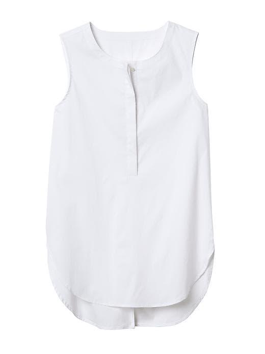 Athleta Womens Long &amp; Lean Popover Tank Size L - Bright White