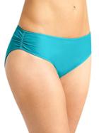 Athleta Womens Shirred Full Tide Bottom Size M - Antilles Blue