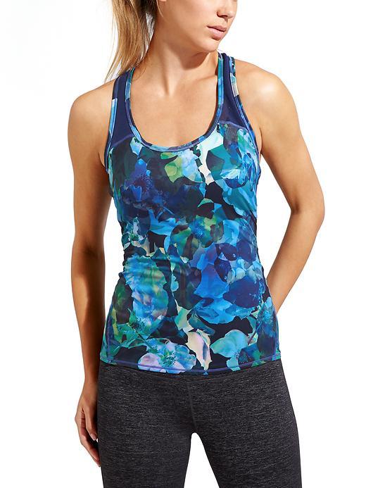 Athleta Womens Mystique Chi Mesh Tank Size Xxs - Capri Blue
