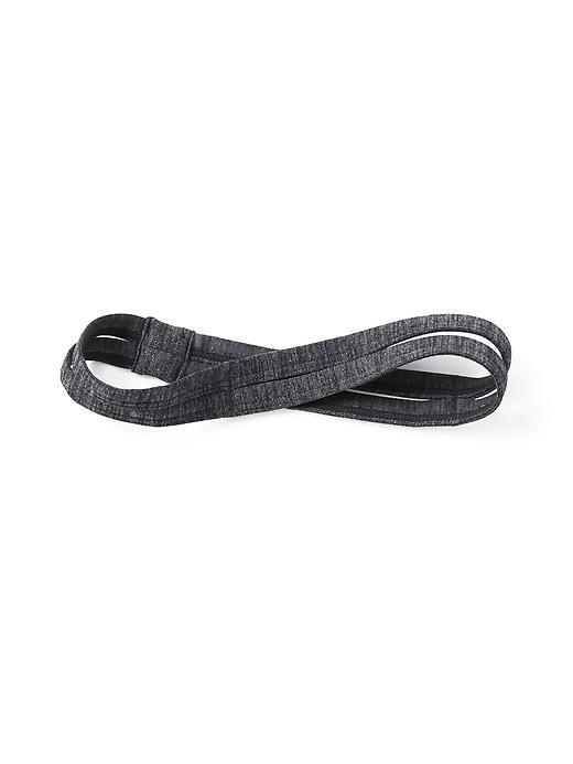 Athleta Double Trouble Headband Size One Size - Black Heather