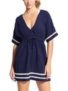 Athleta Womens Coast To Coast Cover-up Size L - Dress Blue