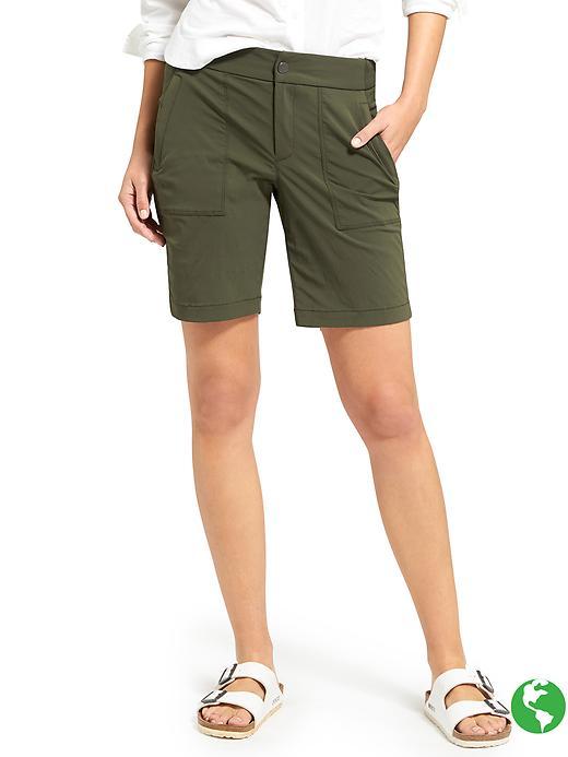 Athleta Womens Trekkie Bermuda 2.0 Size 14 - Darker Forest Green
