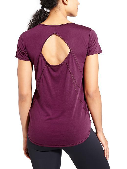 Athleta Womens Repetition Tee Size L - California Plum