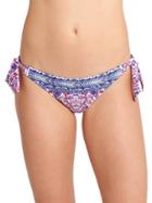 Athleta Womens Ipanema Tie Bottom Size L - Dress Blue/jazzy Purple