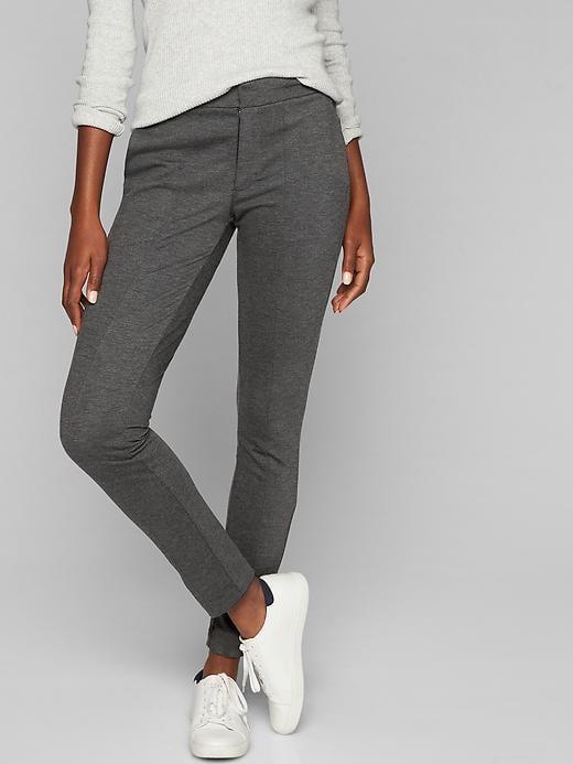 Athleta Womens Ponte Skinny Pant Size 0 - Charcoal Grey Heather