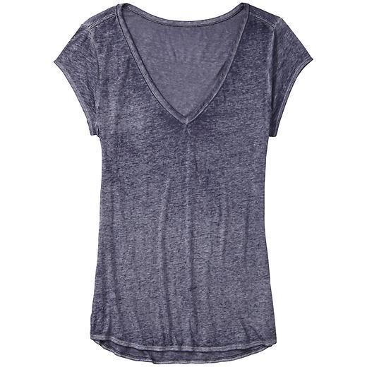 Athleta Easy V Sugar Wash Tee - Dress Blue