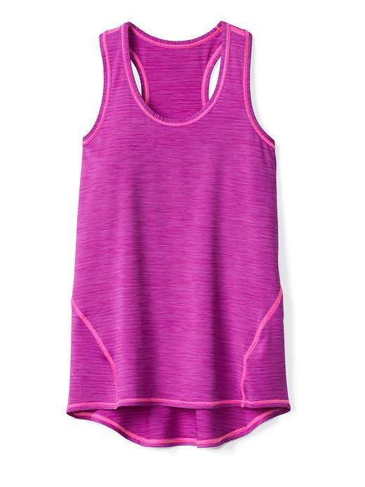Athleta Womens Shadow Stripe Chi Rules Tank Size M/8-10 - Magenta Magic