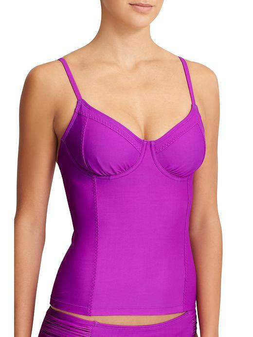 Athleta Womens Kaimana Tankini Size 32b/c Tall - Jazzy Purple