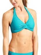 Athleta Womens Tara Halter Bikini Size 32b/c - Antilles Blue