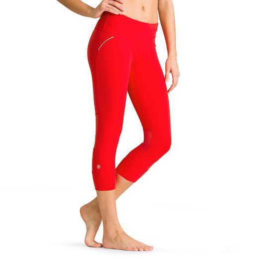 Athleta Relay Capri - Saffron Red