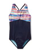 Athleta Painted Stripe One Piece Size L/12 - Multi
