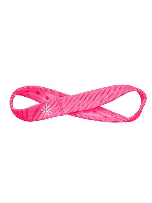 Athleta Womens Zipster Headband Size One Size - Shocking Pink