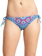 Athleta Womens Fiji Notsostring Bottom Size L - Dress Blue