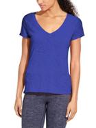 Athleta Womens Daily Tee Size S Tall - Bluetiful