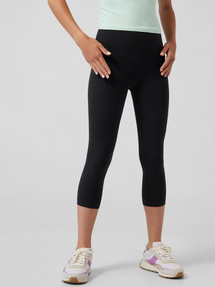 Athleta Girl High Rise Powervita Chit Chat Capri