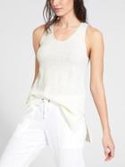 Athleta Womens Escondida Sweater Tank White Size Xl