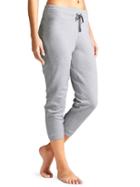 Athleta Womens Fuse Capri Size L - Light Grey Heather