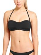 Athleta Womens Aqualuxe Bandeau Bikini Size L - Black