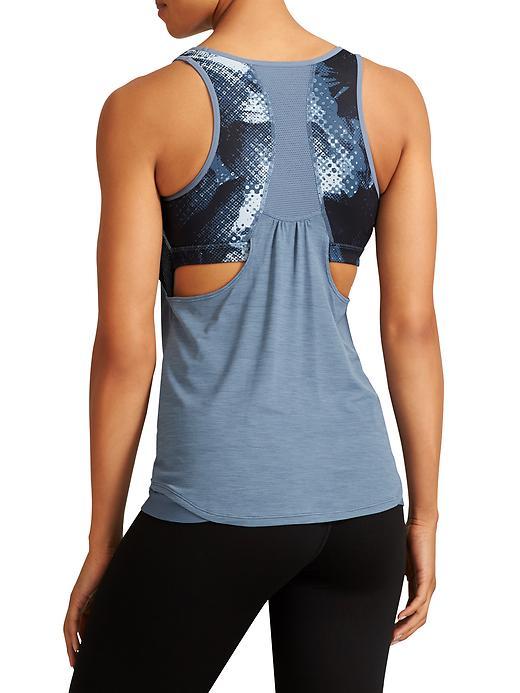 Athleta Womens Supercharged Tank Electro Size L - Glacier Blue