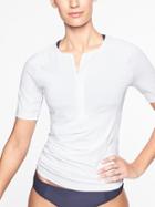 Athleta Womens Pacifica Wrap Front Tee Bright White Size Xxs
