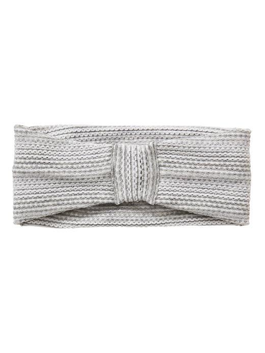 Athleta Womens Eyelet Seamless Headband Size One Size - Grey Heather/bright White