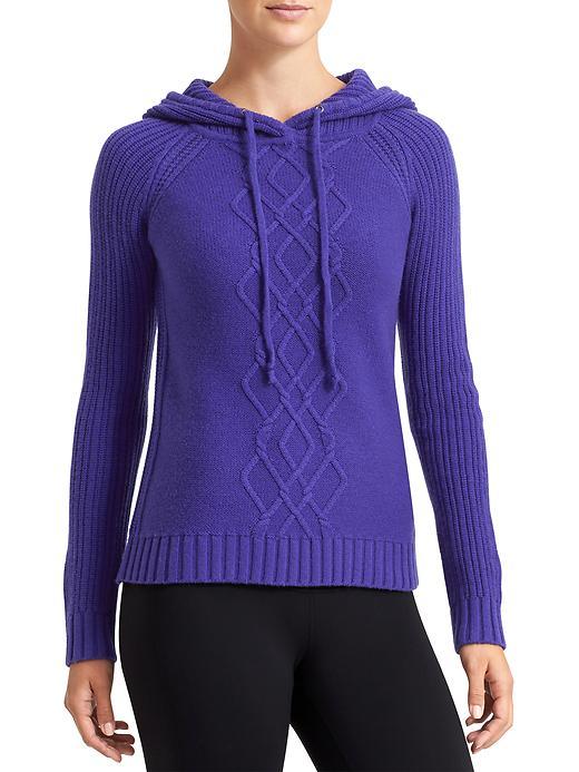 Athleta Womens Merino Cold Spell Hoodie Size 1x Plus - Vibrant Cobalt