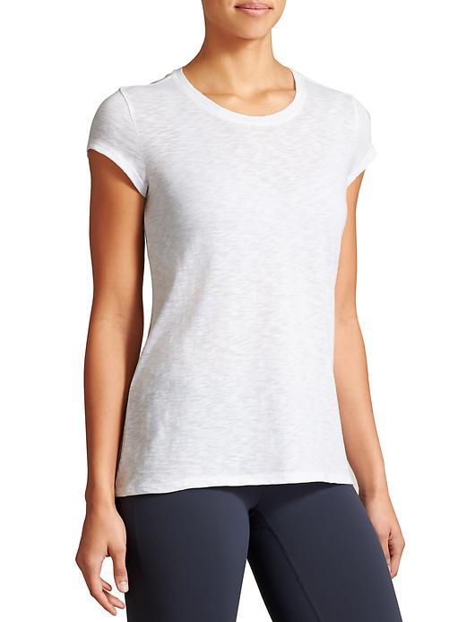 Athleta Womens Asana Tee Size L Tall - Bright White